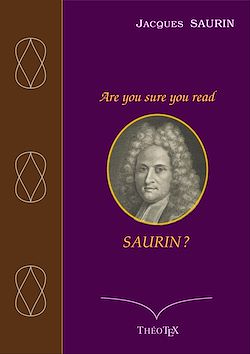 Télécharger le livre :  Are you sure you read Saurin ?