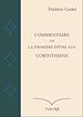 Télécharger le livre :  Commentaire sur la Première Épître aux Corinthiens
