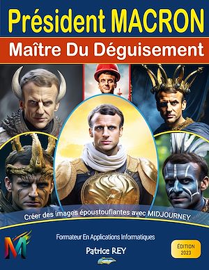 Téléchargez le livre :  President Macron, Maitre Du Deguisement Avec Midjourney