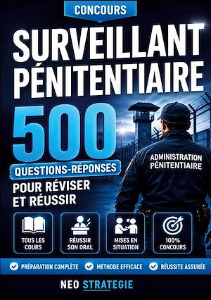 Download the eBook: Concours surveillant pénitentiaire 500 questions réponses