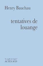 Télécharger le livre :  Tentatives de louange