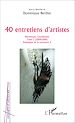 Télécharger le livre :  40 entretiens d'artistes