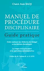 Télécharger le livre :  Manuel de procédure disciplinaire