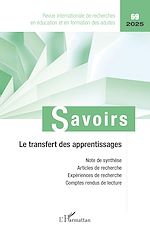Télécharger le livre :  Le transfert des apprentissages