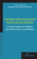 Télécharger le livre :  Une éducation de qualité pour tous les enfants