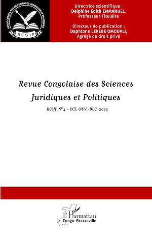 Téléchargez le livre :  Revue Congolaise des Sciences Juridiques et Politiques