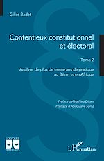 Télécharger le livre :  Contentieux constitutionnel et électoral