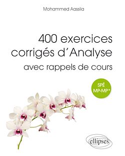 Télécharger le livre :  400 exercices corrigés d'analyse avec rappels de cours pour Spé MP-MP*