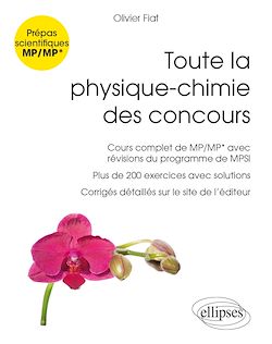 Télécharger le livre :  Toute la physique-chimie des concours de la filière MP - Nouveaux programmes