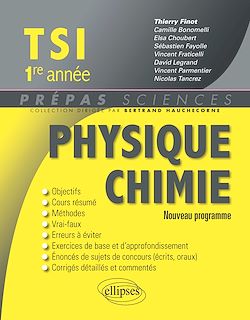 Télécharger le livre :  Physique-chimie TSI1 - 2e édition