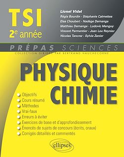 Télécharger le livre :  Physique-chimie TSI2/TSI2*
