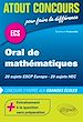 Télécharger le livre :  Oral de mathématiques aux concours ECS - ESCP - HEC