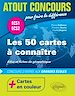 Télécharger le livre :  Les 50 cartes à connaître - concours d'entrée aux écoles de commerce - ECS1 - ECS2 - atlas en couleur et fiches de géopolitique