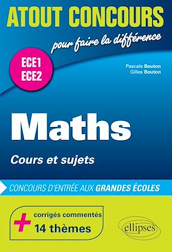 Télécharger le livre :  Mathématiques - cours et sujets - classes préparatoires ECE 1 et ECE 2