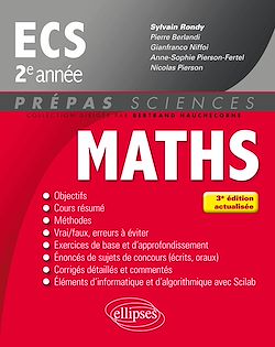Télécharger le livre :  Mathématiques ECS 2e année - 3e édition actualisée