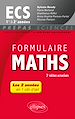 Télécharger le livre :  Formulaire Maths ECS 1re et 2e années - 3e édition actualisée