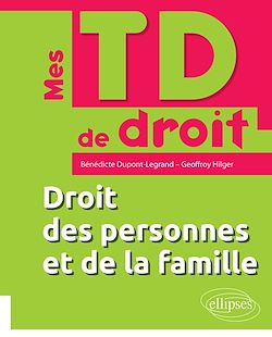 Télécharger le livre :  Droit des personnes et de la famille