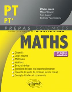 Télécharger le livre :  Mathématiques PT/PT* - 3e édition actualisée