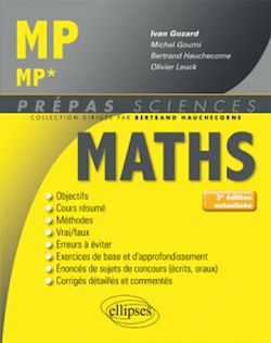 Télécharger le livre :  Mathématiques MP/MP* - 3e édition actualisée