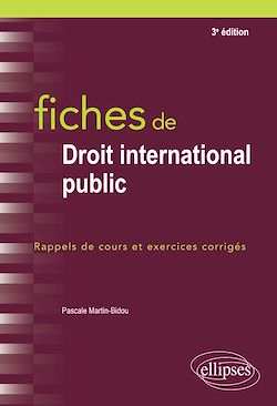 Télécharger le livre :  Fiches de Droit international public - 3e édition
