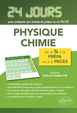 Télécharger le livre :  Physique-chimie - 24 jours pour préparer son entrée en prépa