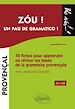 Télécharger le livre :  Zóu ! Un pau de gramatico ! 70  fiches pour apprendre ou réviser les bases de la grammaire provençale avec exercices corrigés (A1-A2)