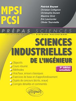 Télécharger le livre :  Sciences industrielles de l'ingénieur MPSI - PCSI - 3e édition actualisée