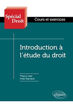Télécharger le livre :  Introduction à l'étude du droit