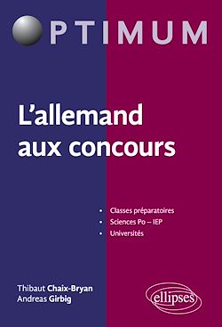 Télécharger le livre :  L'allemand aux concours