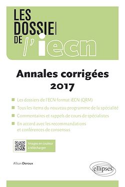 Télécharger le livre :  Les dossiers de l'IECN - annales 2017 corrigées