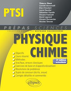 Télécharger le livre :  Physique-Chimie PTSI - 3e édition actualisée