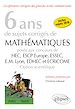 Télécharger le livre :  6 ans de sujets corrigés de Mathématiques posés aux concours de H.E.C., ESSEC, E.S.C.P. Europe, E.M. Lyon, EDHEC et ECRICOME - option scientifique - sujets 2018 inclus - 2e édition
