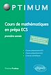 Télécharger le livre :  Cours de maths en prépa ECS 1re année
