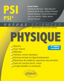 Télécharger le livre :  Physique PSI/PSI* - 3e édition actualisée