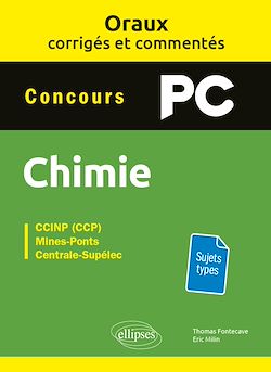 Télécharger le livre :  Oraux corrigés et commentés de chimie PC