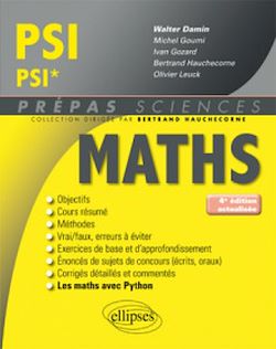 Télécharger le livre :  Mathématiques PSI/PSI* - 4e édition actualisée