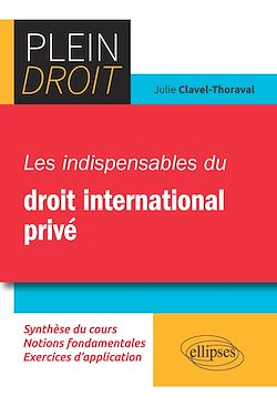 Télécharger le livre :  Les indispensables du droit international privé