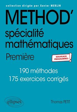 Télécharger le livre :  Spécialité Mathématiques - Première - nouveaux programmes