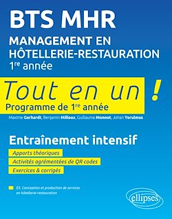Télécharger le livre :  BTS MHR Management en Hôtellerie-Restauration 1re année