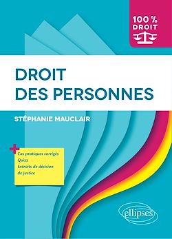 Télécharger le livre :  Droit des personnes