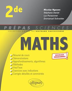 Télécharger le livre :  Mathématiques - Seconde - 2e édition