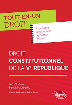 Télécharger le livre :  Droit constitutionnel de la Ve République
