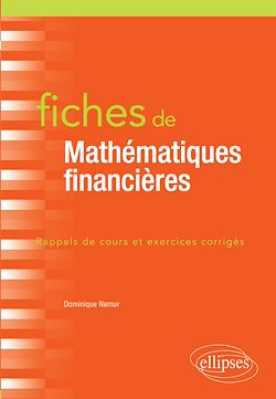 Télécharger le livre :  Fiches de Mathématiques financières