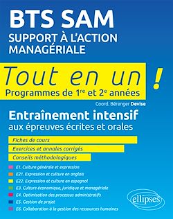 Télécharger le livre :  BTS SAM - Support à l'action managériale