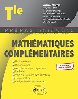 Télécharger le livre :  Mathématiques complémentaires - Terminale - nouveaux programmes