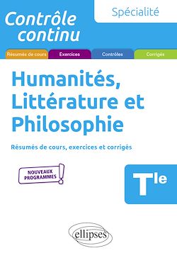 Télécharger le livre :  Spécialité Humanités, Littérature et Philosophie - Terminale - Nouveaux programmes