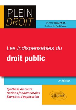 Télécharger le livre :  Les indispensables du droit public - 2e édition