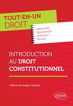Télécharger le livre :  Introduction au Droit constitutionnel