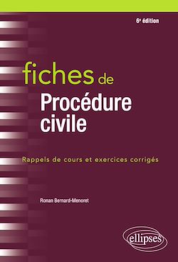 Télécharger le livre :  Fiches de Procédure civile - 6e éd.