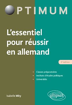 Télécharger le livre :  L'essentiel pour réussir en allemand - 3e édition
